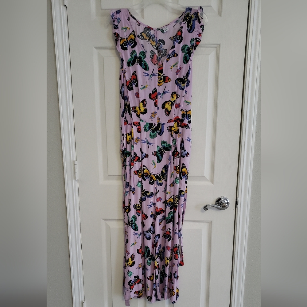 Purple Butterfly Jumpsuit